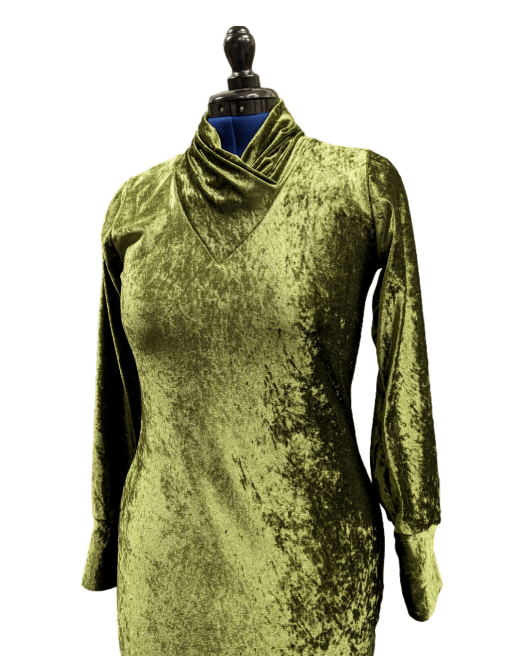 V neck velvet dress - BISHIKWABO Dresses BISHIKWABO V neck velvet dress