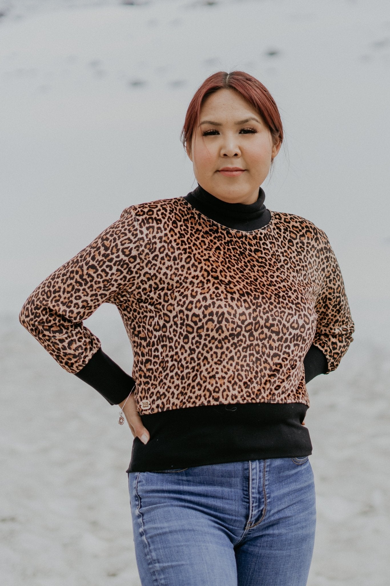 Anyoto high waist sweater - BISHIKWABO  Sweater BISHIKWABO  Anyoto high waist sweater