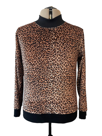 Anyoto Leopard print Sweater - BISHIKWABO  Sweater BISHIKWABO  Anyoto Leopard print Sweater