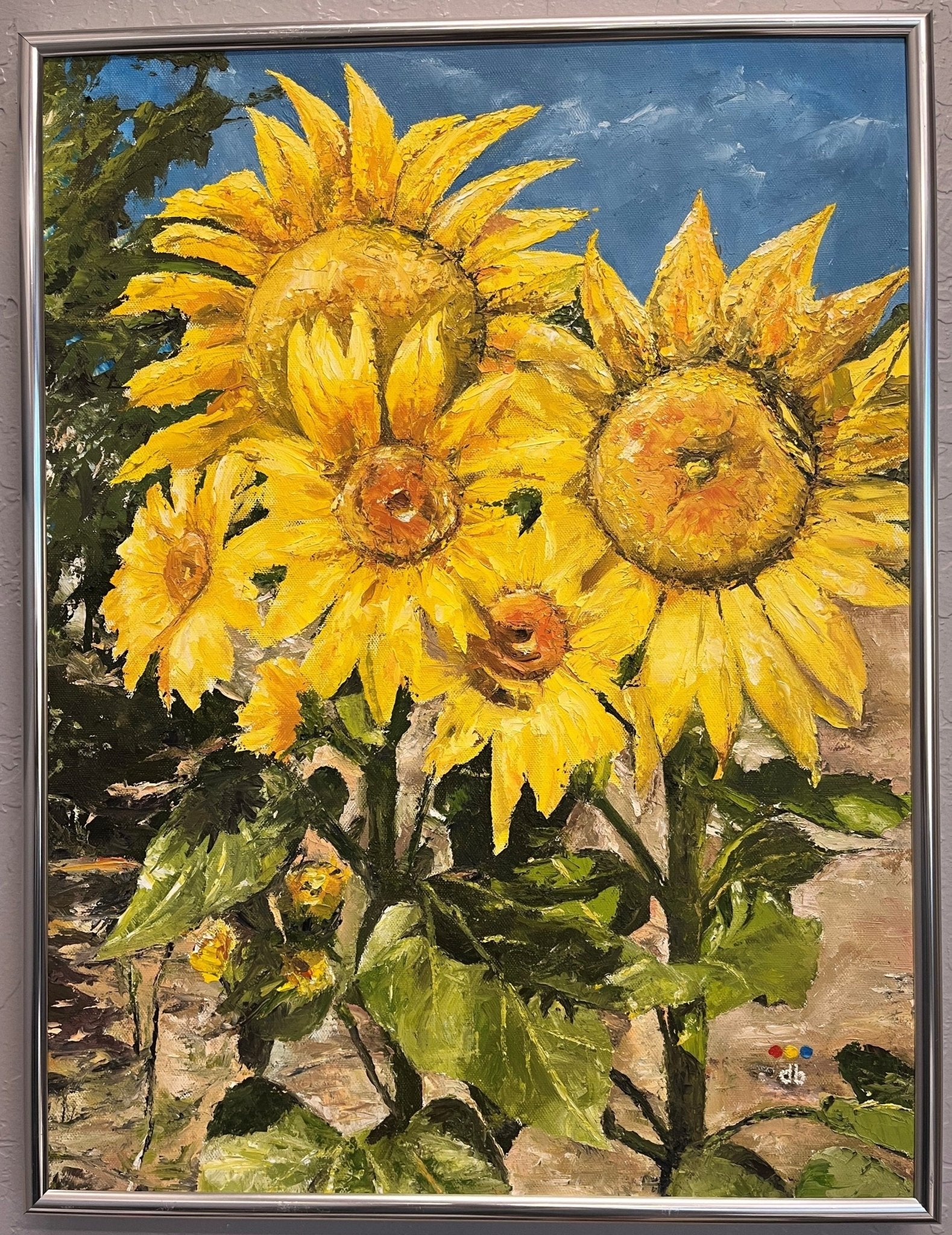 Tournesols - BISHIKWABO  painting BISHIKWABO  Tournesols
