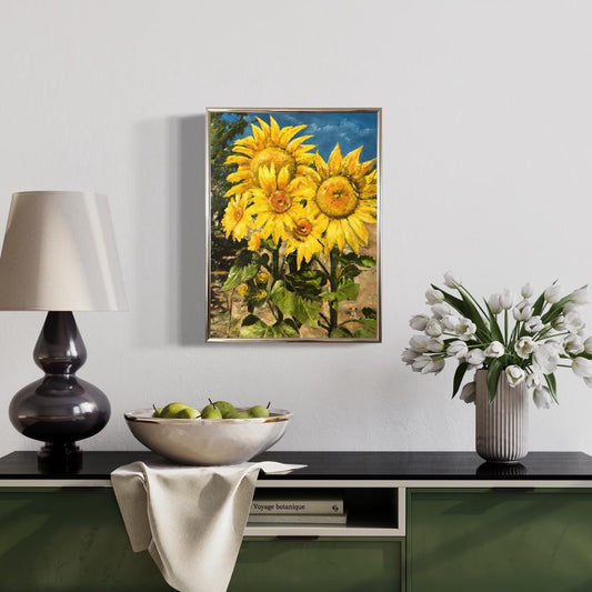 Tournesols - BISHIKWABO  painting BISHIKWABO  Tournesols